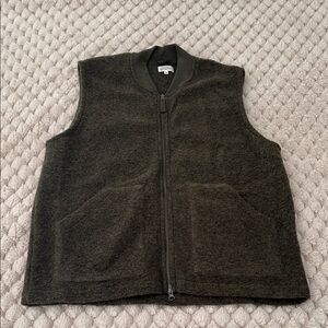 Hartford Olive Wool Blend Vest - recently purchased for $250.00